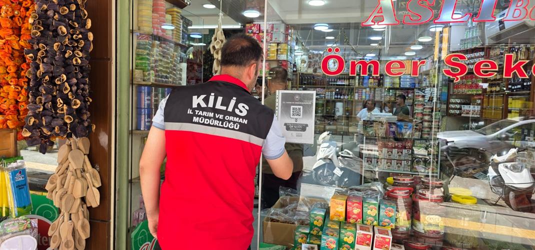 Gıda İşletmeleri Denetim Bilgileri KAREKOD Uygulamasında.